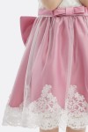 esimese sünnipäeva kleit, tumeda roosa lastekleit, Rosie pidulik kleit, elegantsed lasteriided, moekad tüdrukute kleidid, kvaliteetne lastemood, tülli ja pitsiga tüdrukute kleit, stiilne tüdrukute garderoob, tüdrukute erilised sündmused