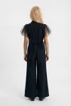 Pidulik tüdrukute kombinesoon Blair must, kompletne styling, pidulik kombinesoon koos aksessuaaridega