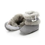 hallid beebikingad krooniga, tüdrukute pidulikud kingad, ristimiskingad, kingad vastsündinule, ZOYA Fashion
